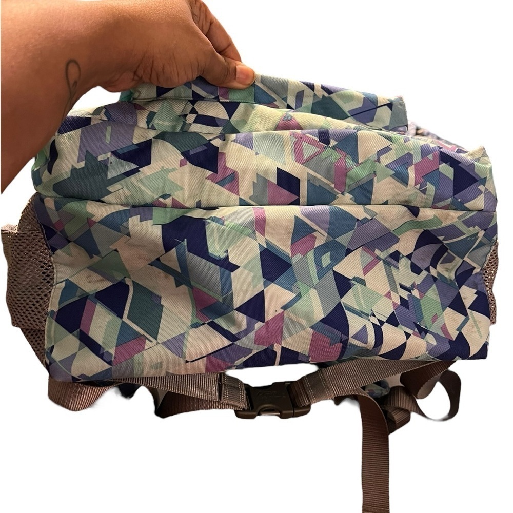L.L.Bean Deluxe Book Pack®, 32L, Abstract Print - purple, blue, white and green - Picture 2 of 9